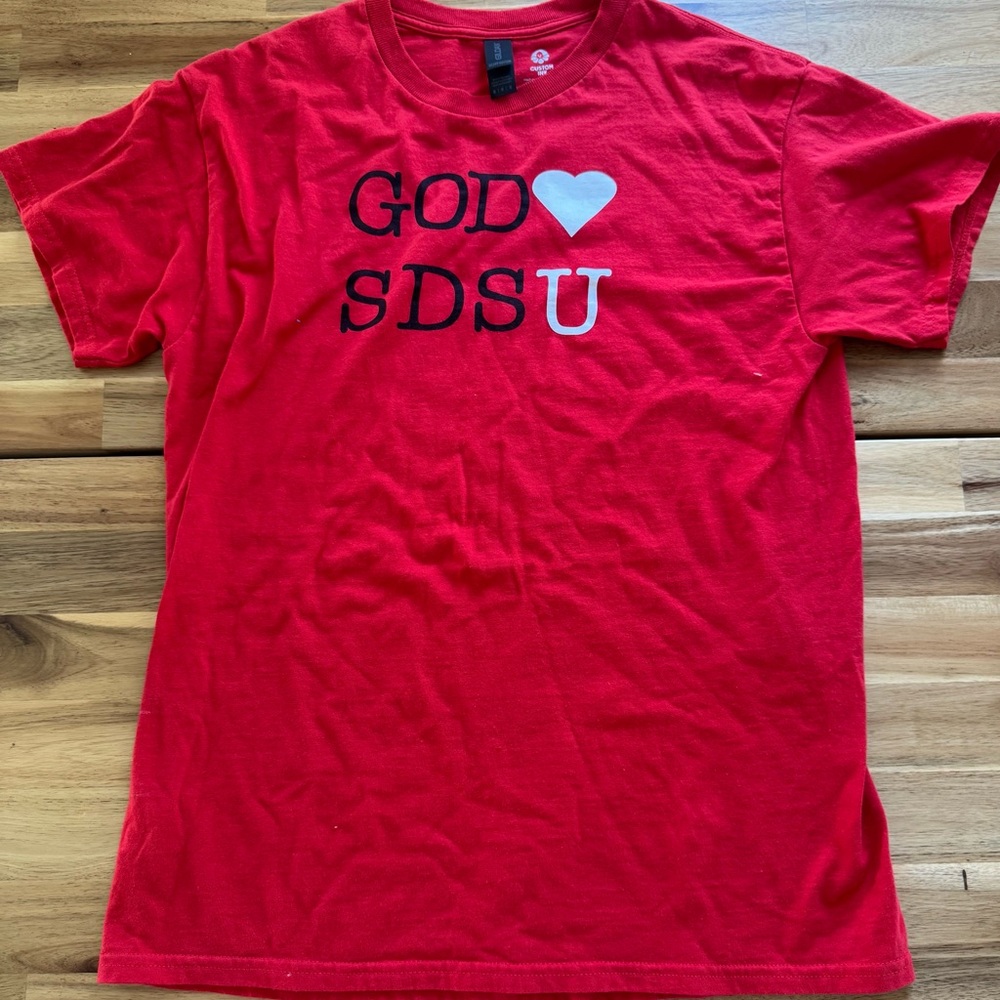 Gildan Red Heavy Cotton T-Shirt